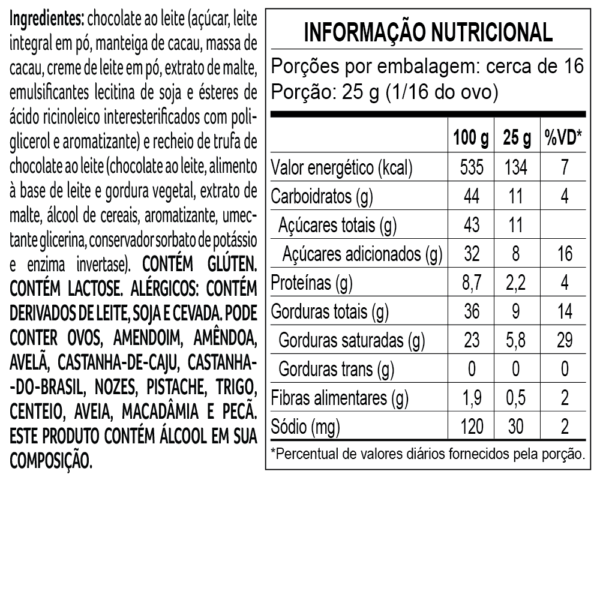 Ovo de Páscoa laCreme ao Leite Recheado 400g - Image 3